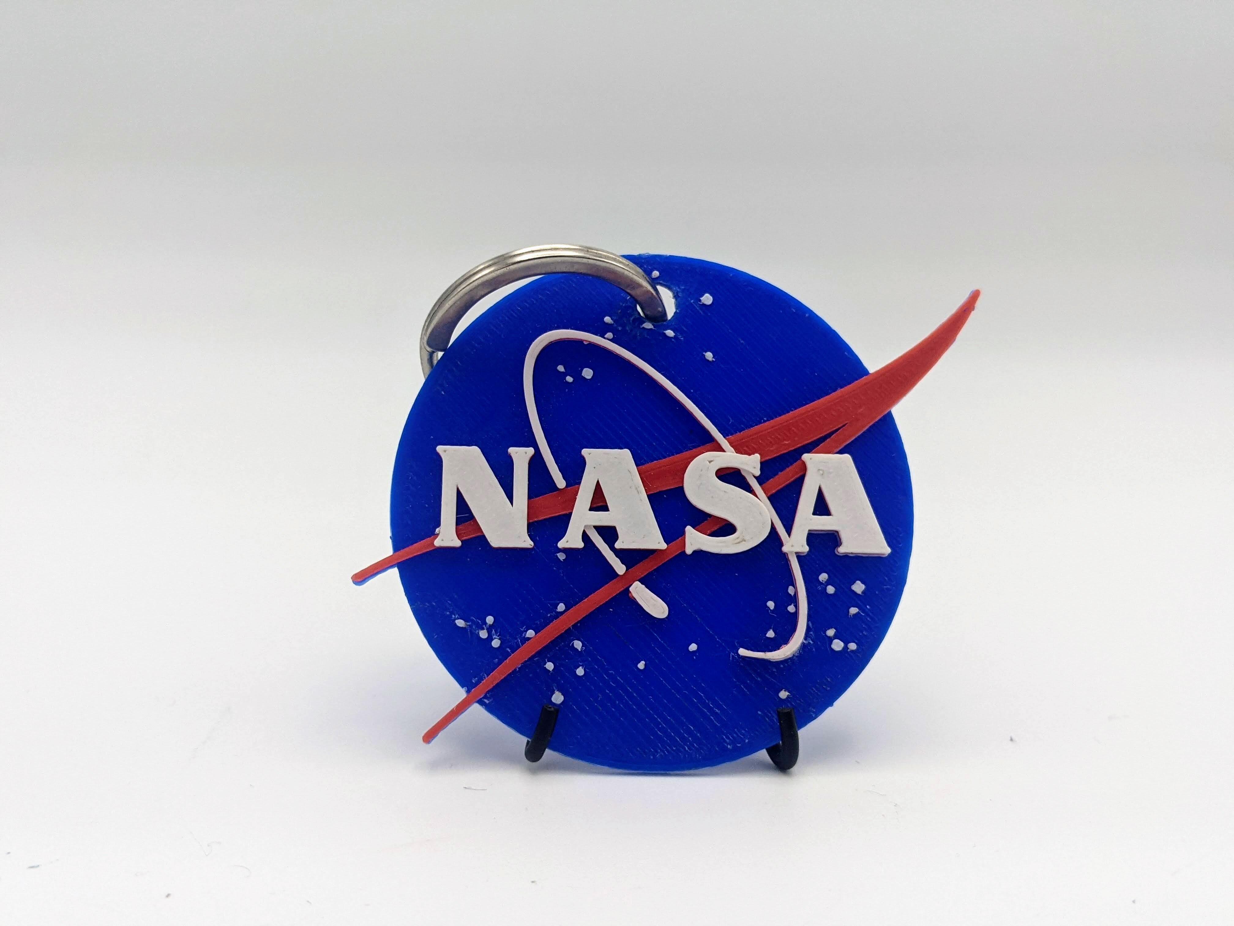 NASA Keychain, Single Extruder!