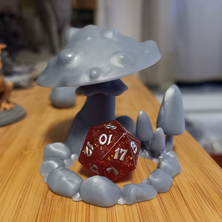 Mushroom Dice Holder
