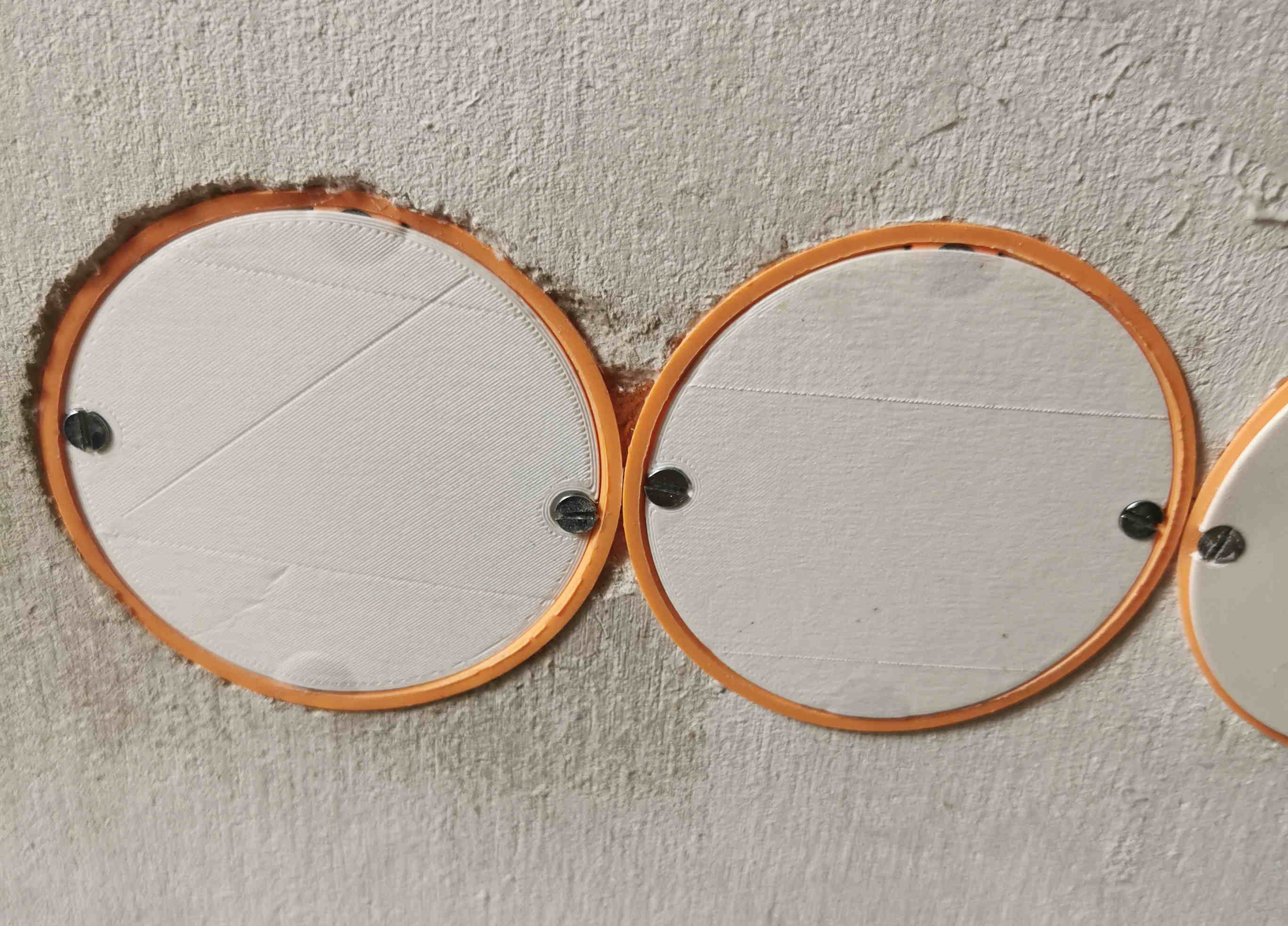Hohlwanddosen Deckel