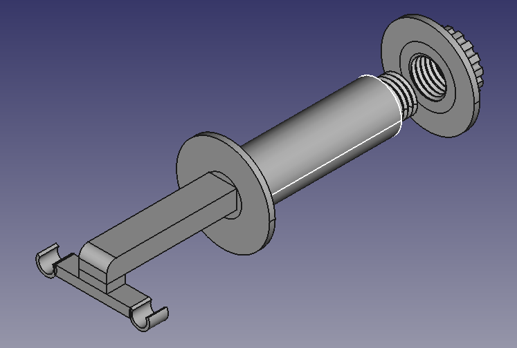 Spool holder for Dagoma DiscoEasy or Discovery 200