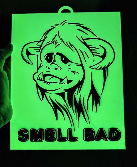 Ludo "Smell Bad" Bathroom Decor