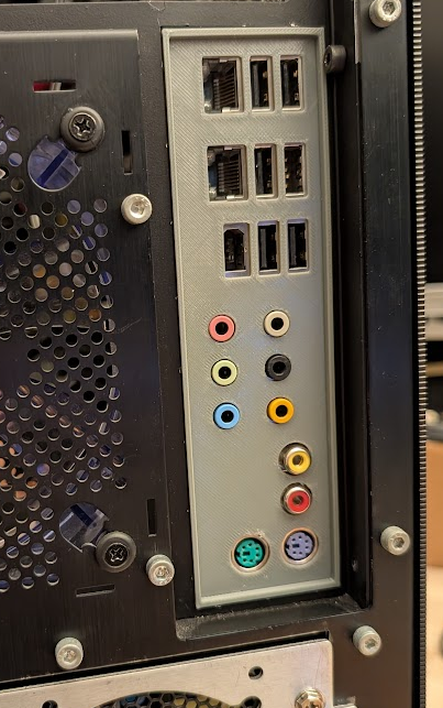 DFI LANParty Mainboard IO Shield NF4 RDX200