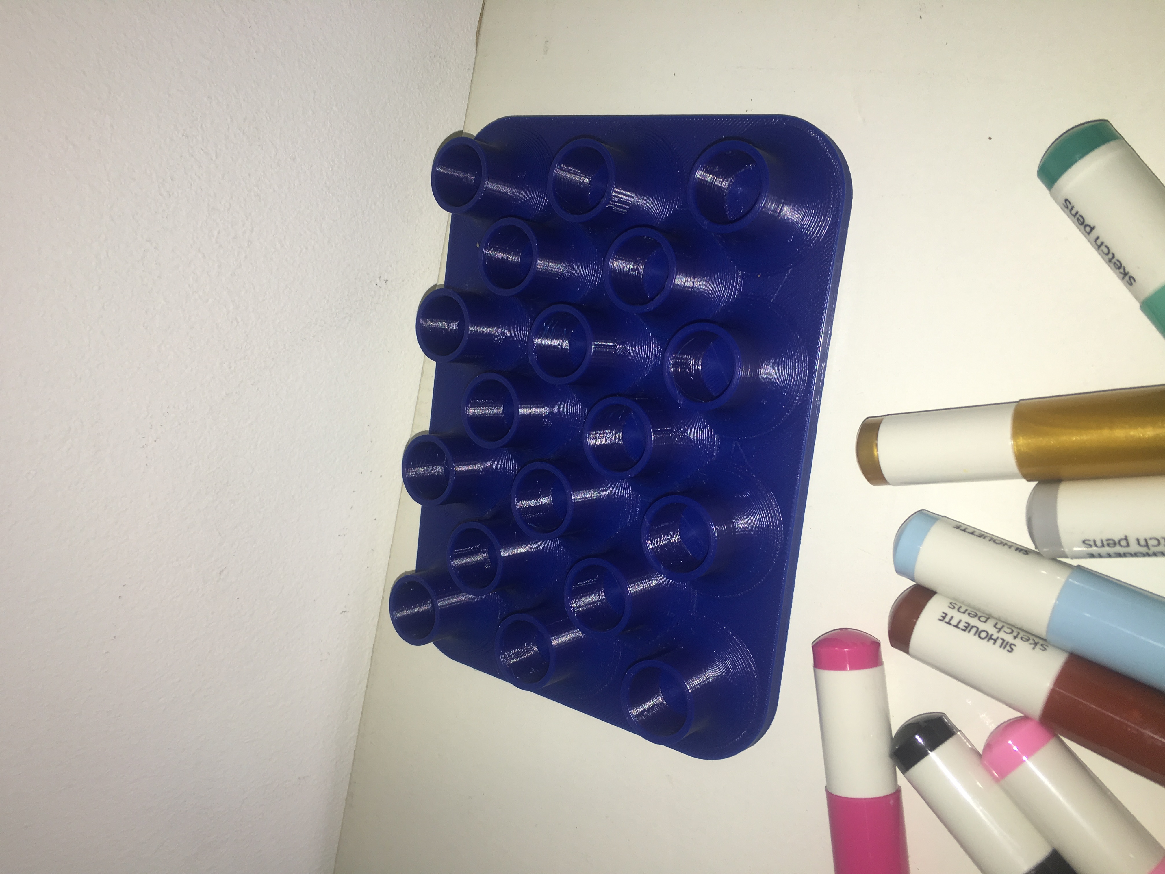 Silhouette sketch pens cameo base organizer