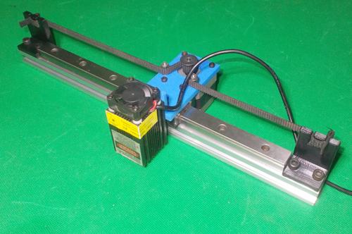 069-Free stl DIY Linear Motion Guide X Axis Frame Homemade Mini Laser Engraving Plotter CNC