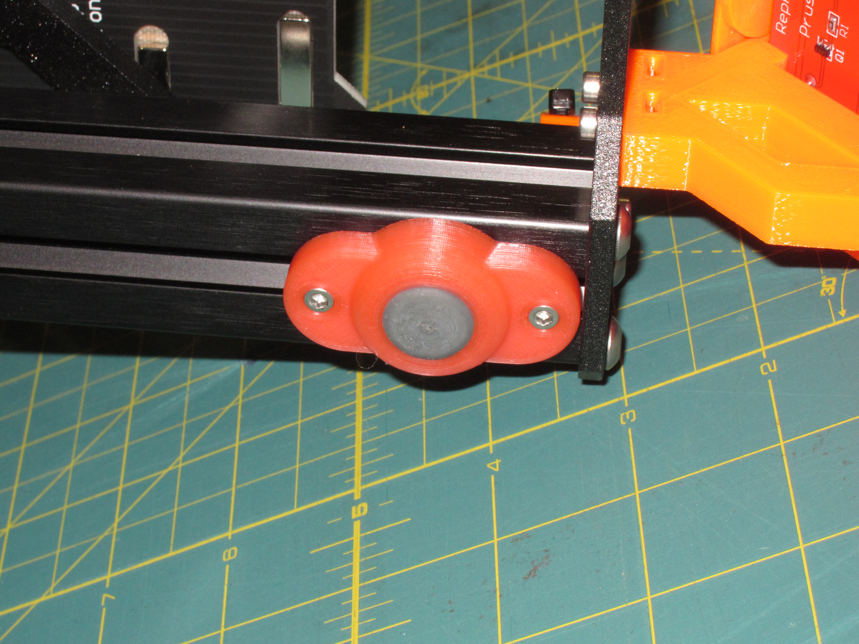 Prusa MK3/MK3s Rubber Feet Support/Stabiliser
