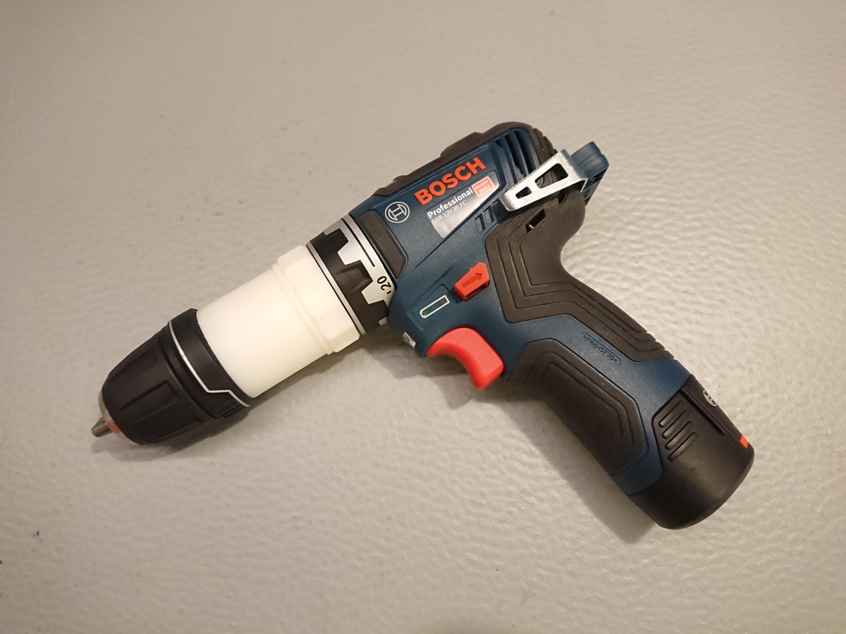 43mm drill press adapter for Bosch FlexiClick cordless drill