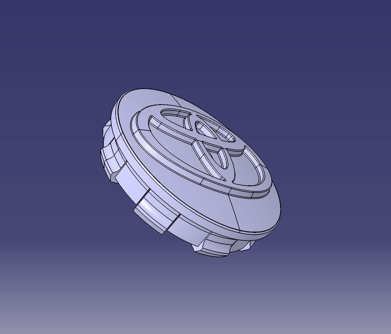 Toyota Avensis II wheel cap