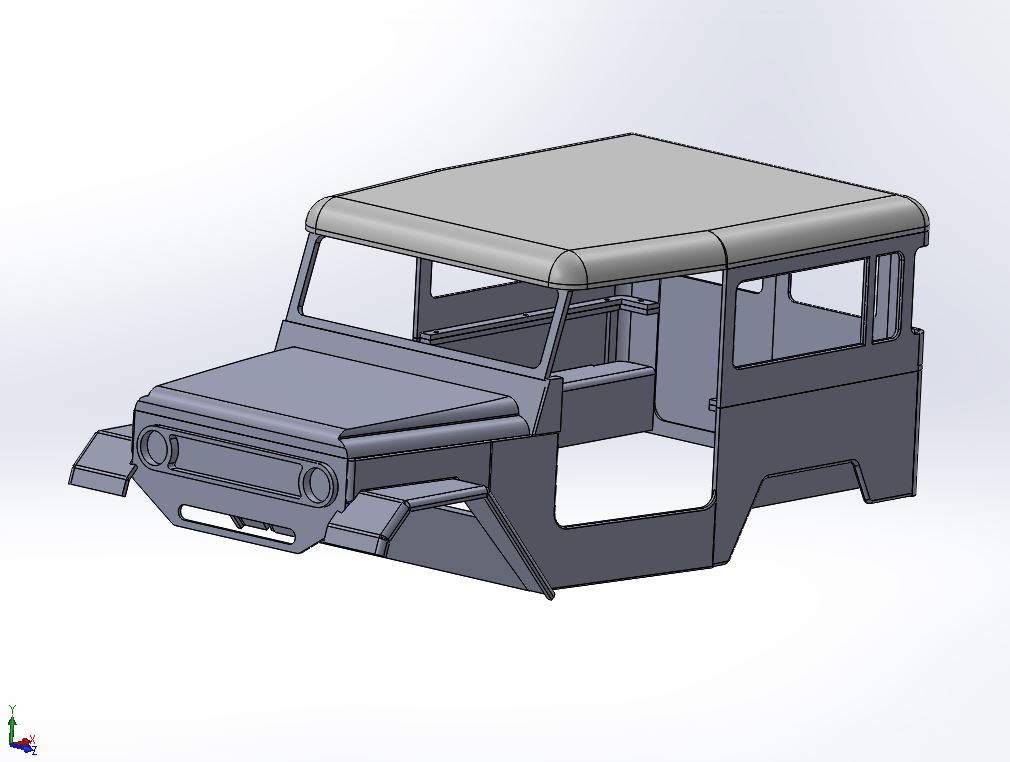 10th Scale RC FJ40 body