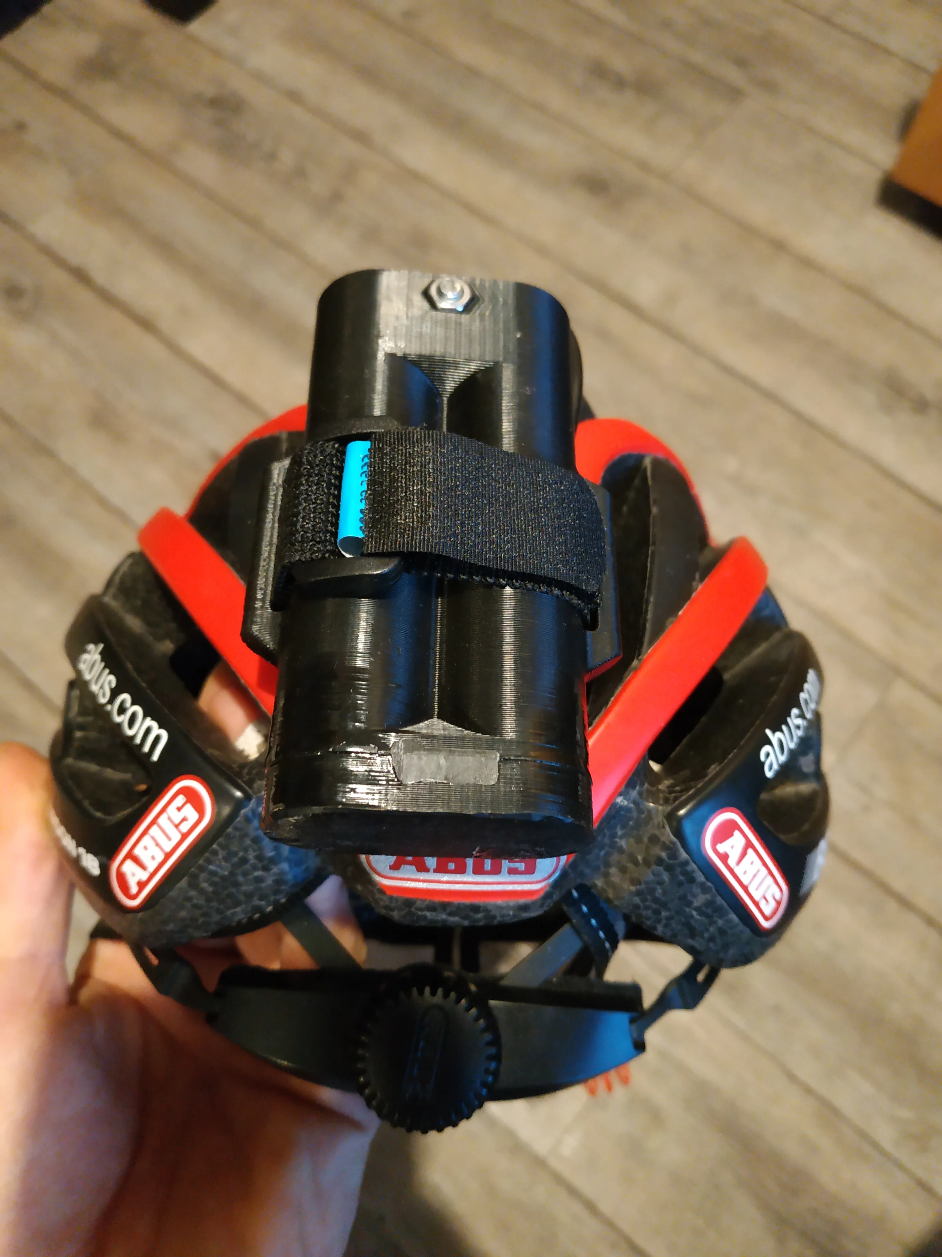 Bicycle light battery case