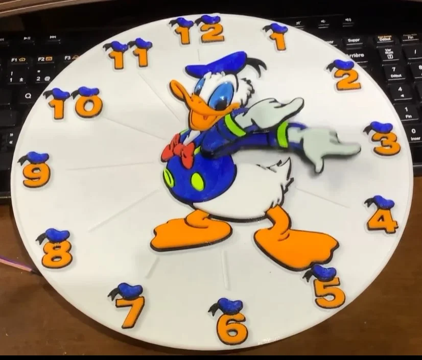 Disney clock - Donald Duck with mechanism