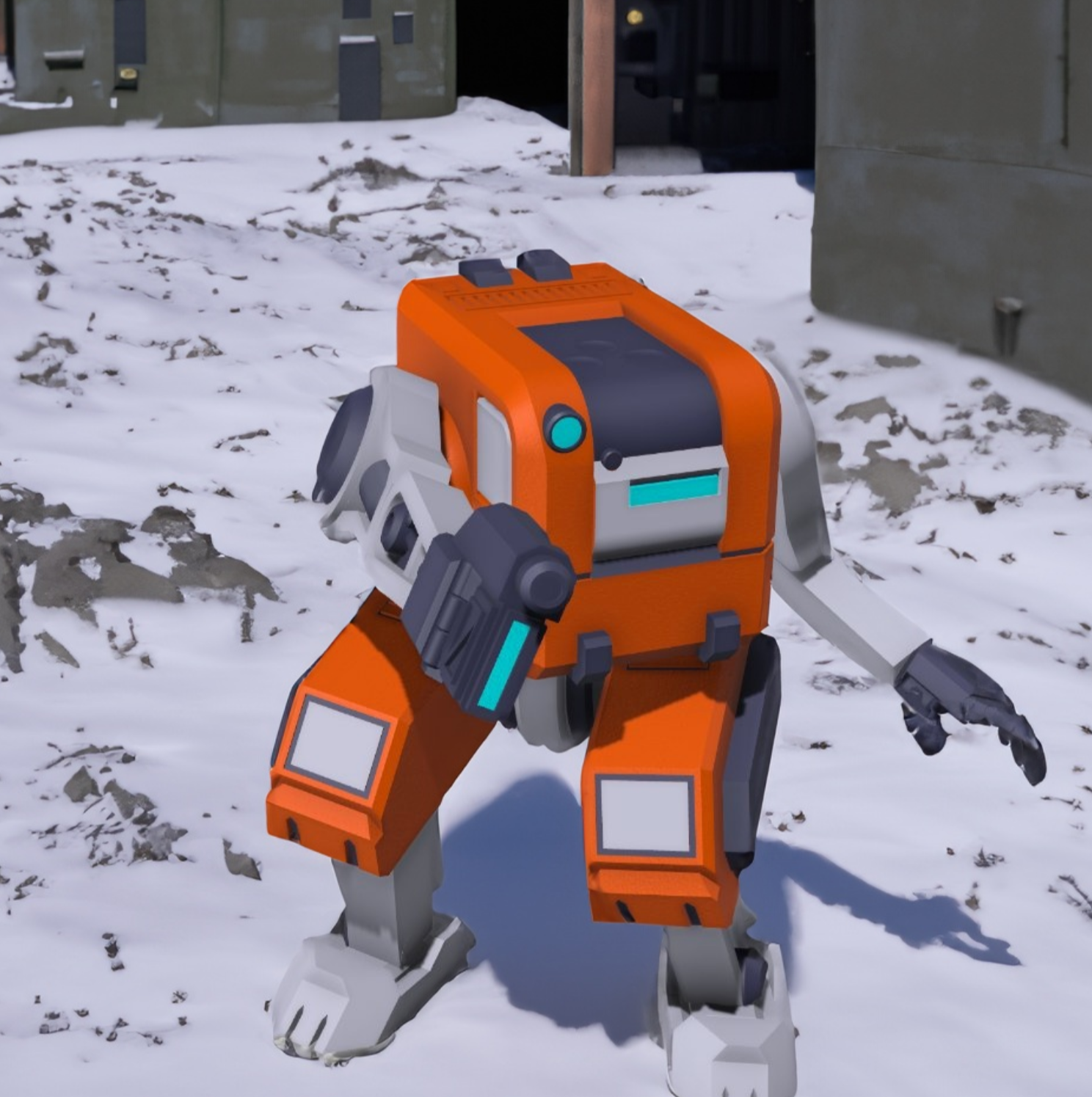 FR-1 "The Fridge" - 15mm Supportless Mech Miniature for FDM Printing