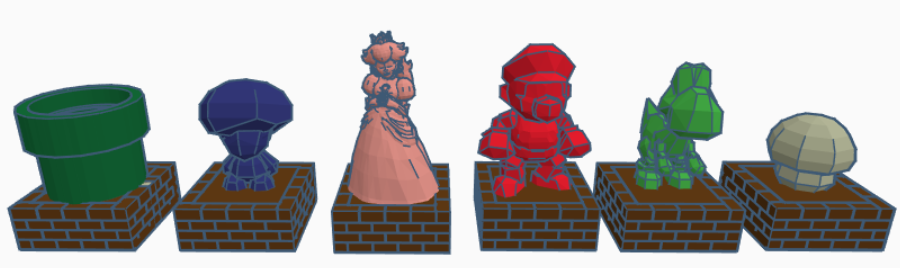Super Mario Chess Set