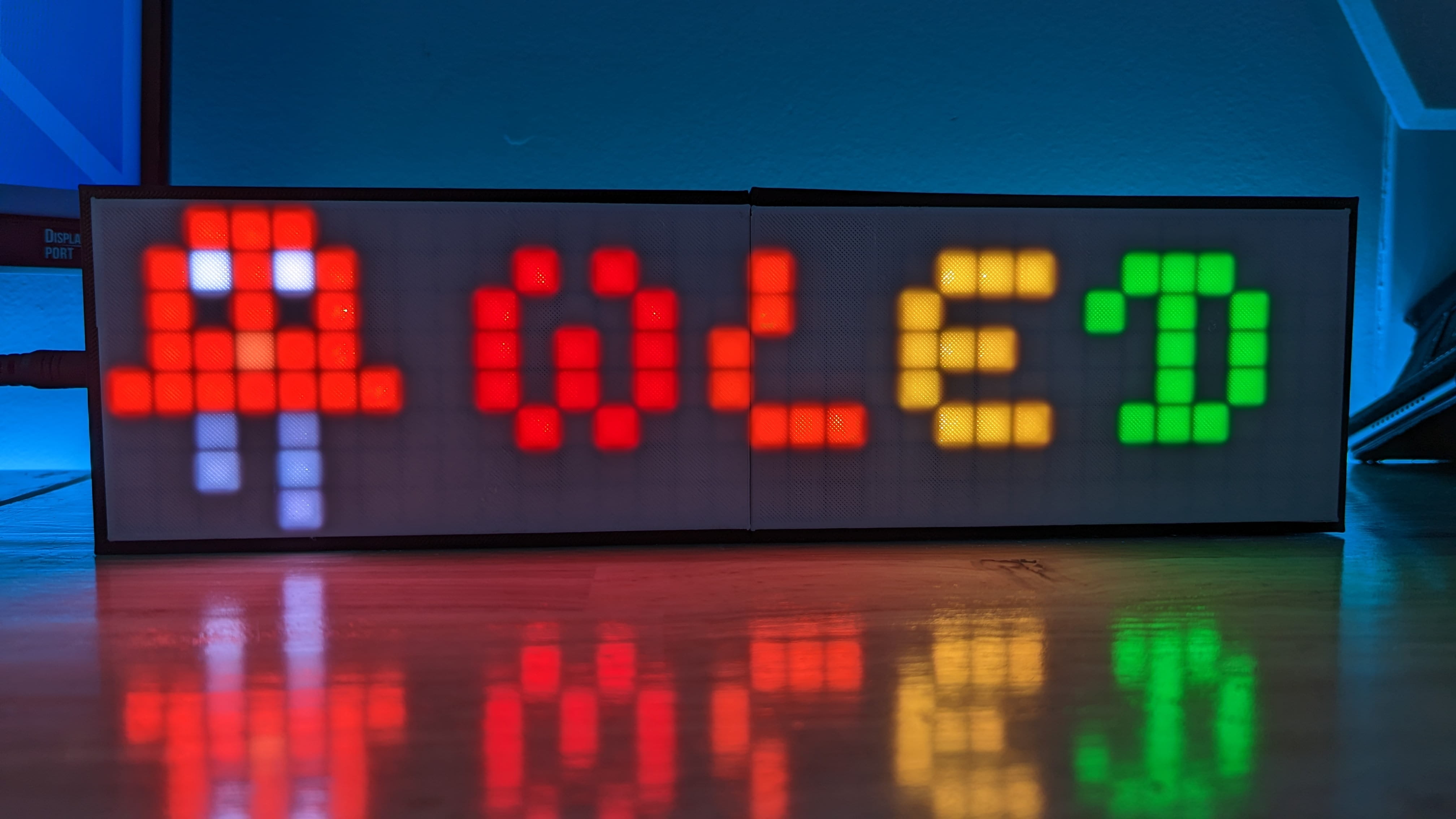 32x8 LED Matrix Diffuser