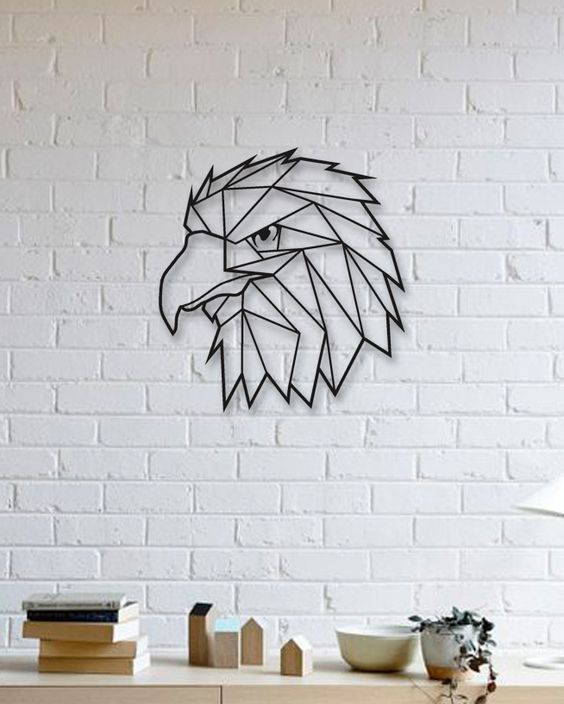 Eagle Wall Sculpture 2D