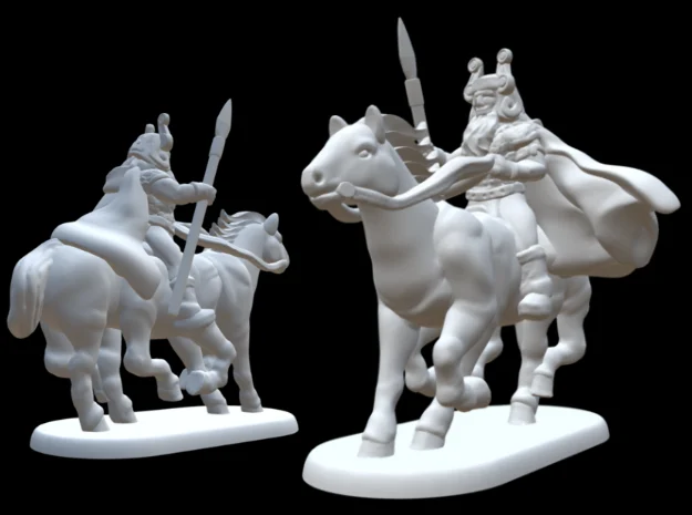 Odin on Sleipnir (18mm scale)