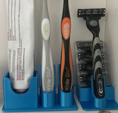 Toothbrush & Toothpaste Holder