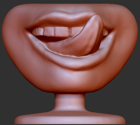 Human Licking Lips
