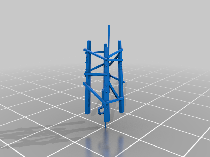 scaffolding pipe - terrain - gubbins
