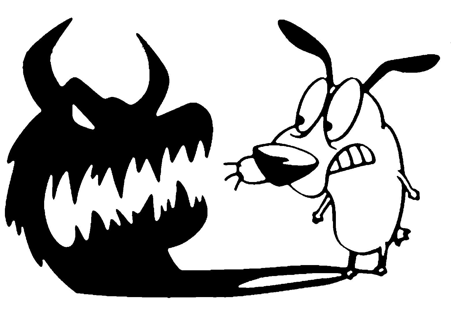 2D Courage the Cowardly Dog