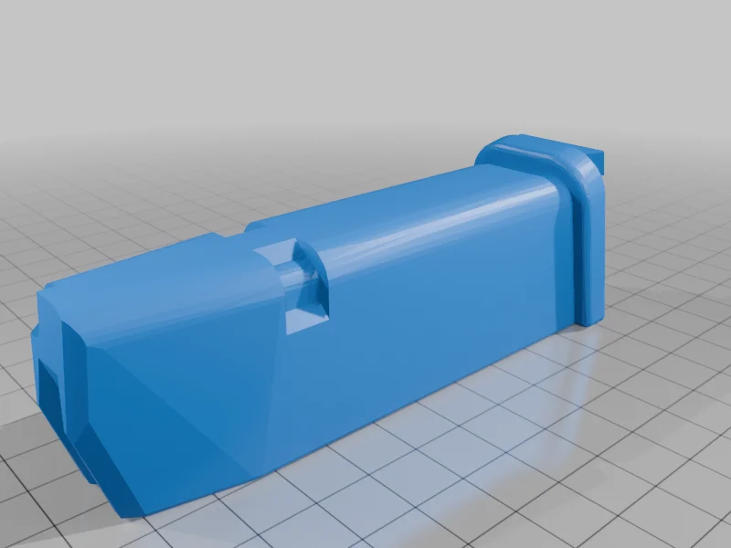 Glock 19 / MantisX training magazine with a rail