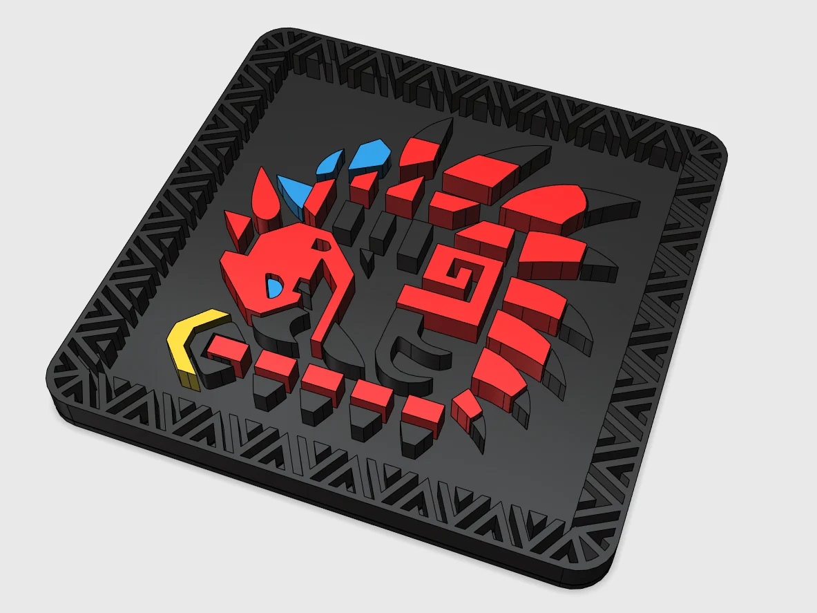 Rathalos Icon Plaque ( Monster Hunter )