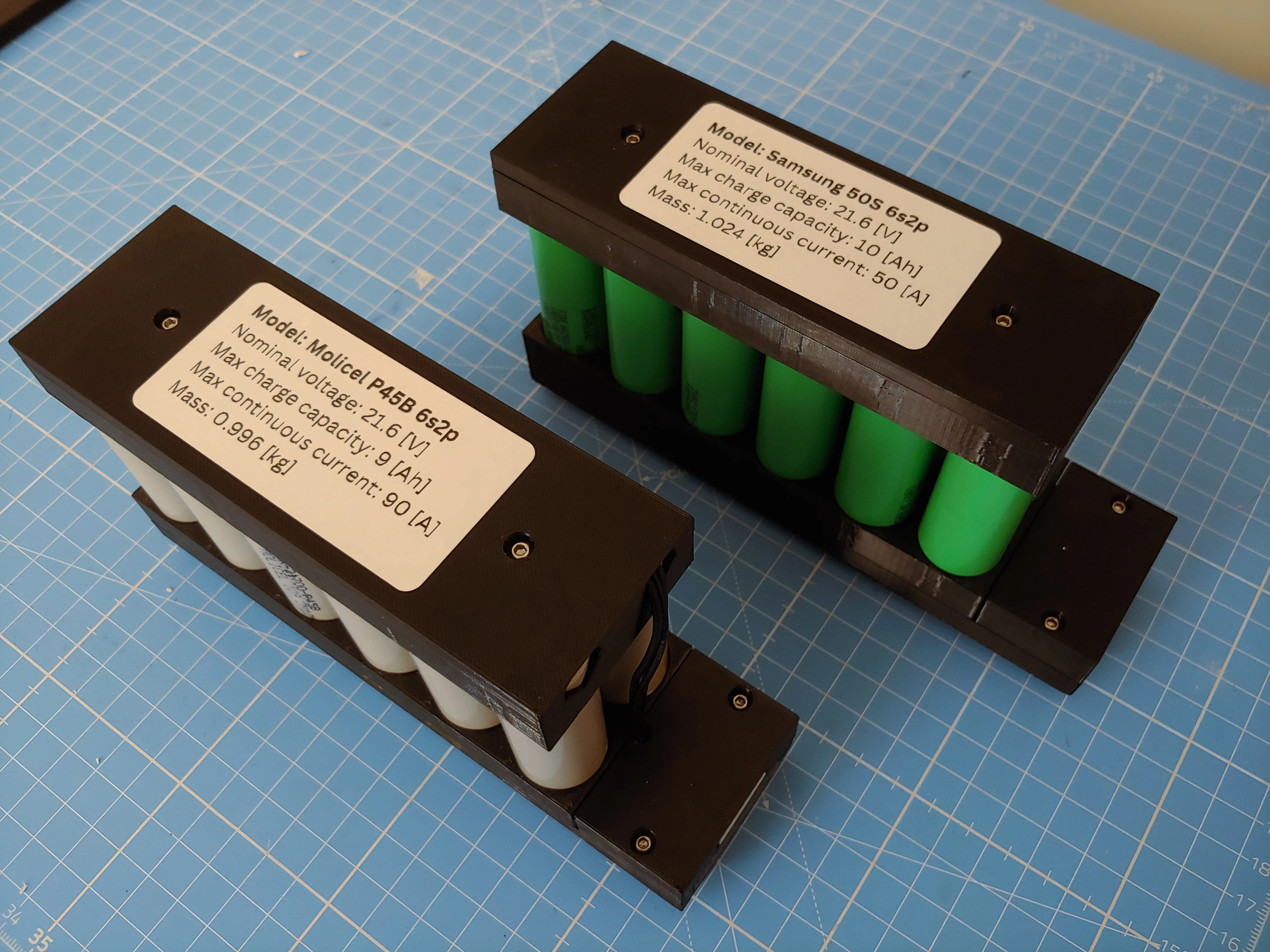Li-Ion Battery 21700 6s2p with Adapter and Charging Station