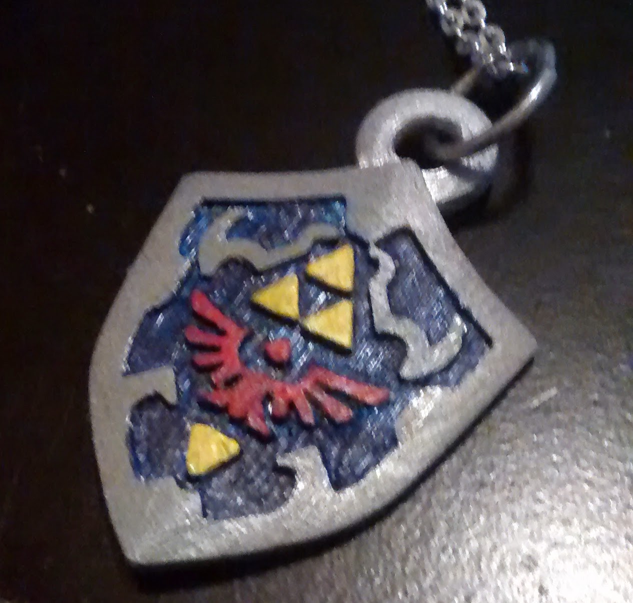 Hylian Shield Keychain/Necklace Charm