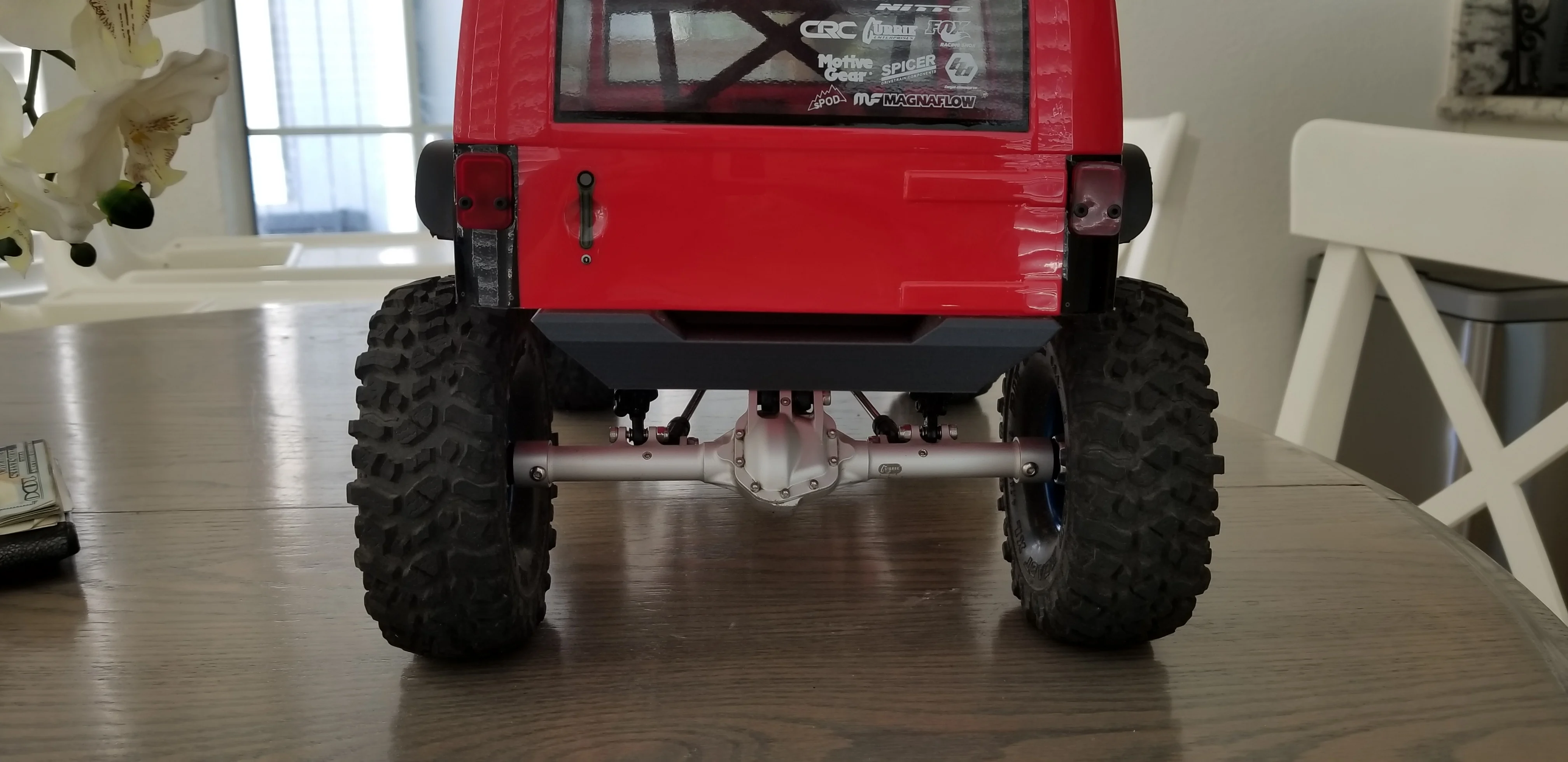 SCX10 & SCX10ii High Mount Rear Bumper