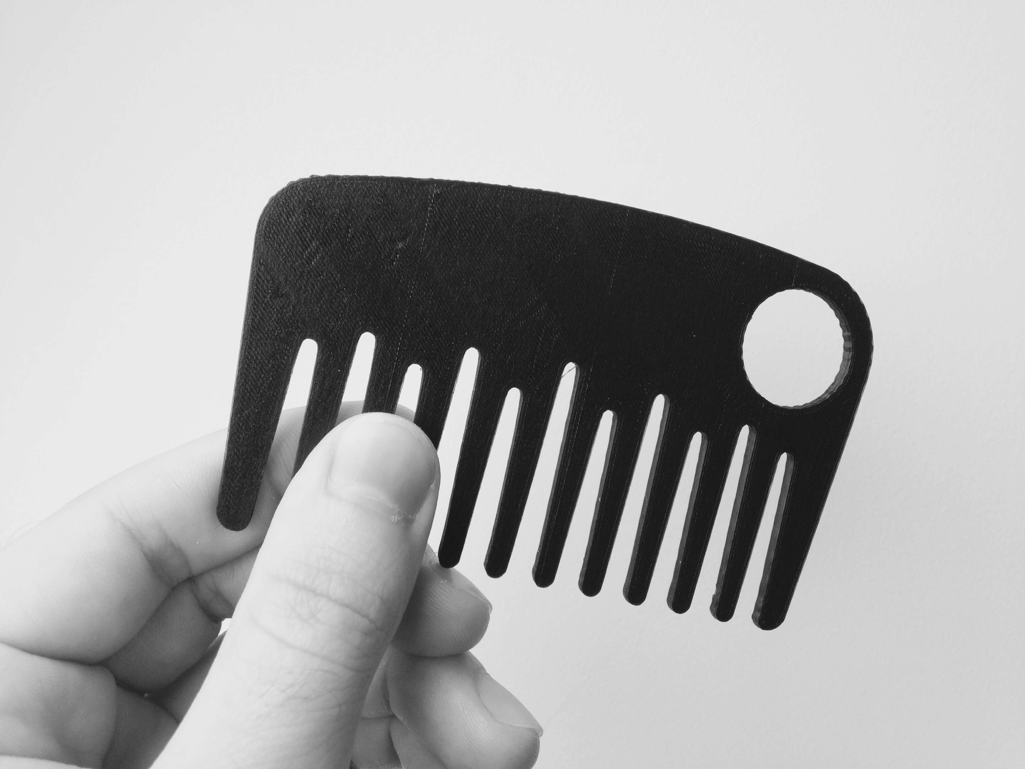 My Own Beard Comb Design