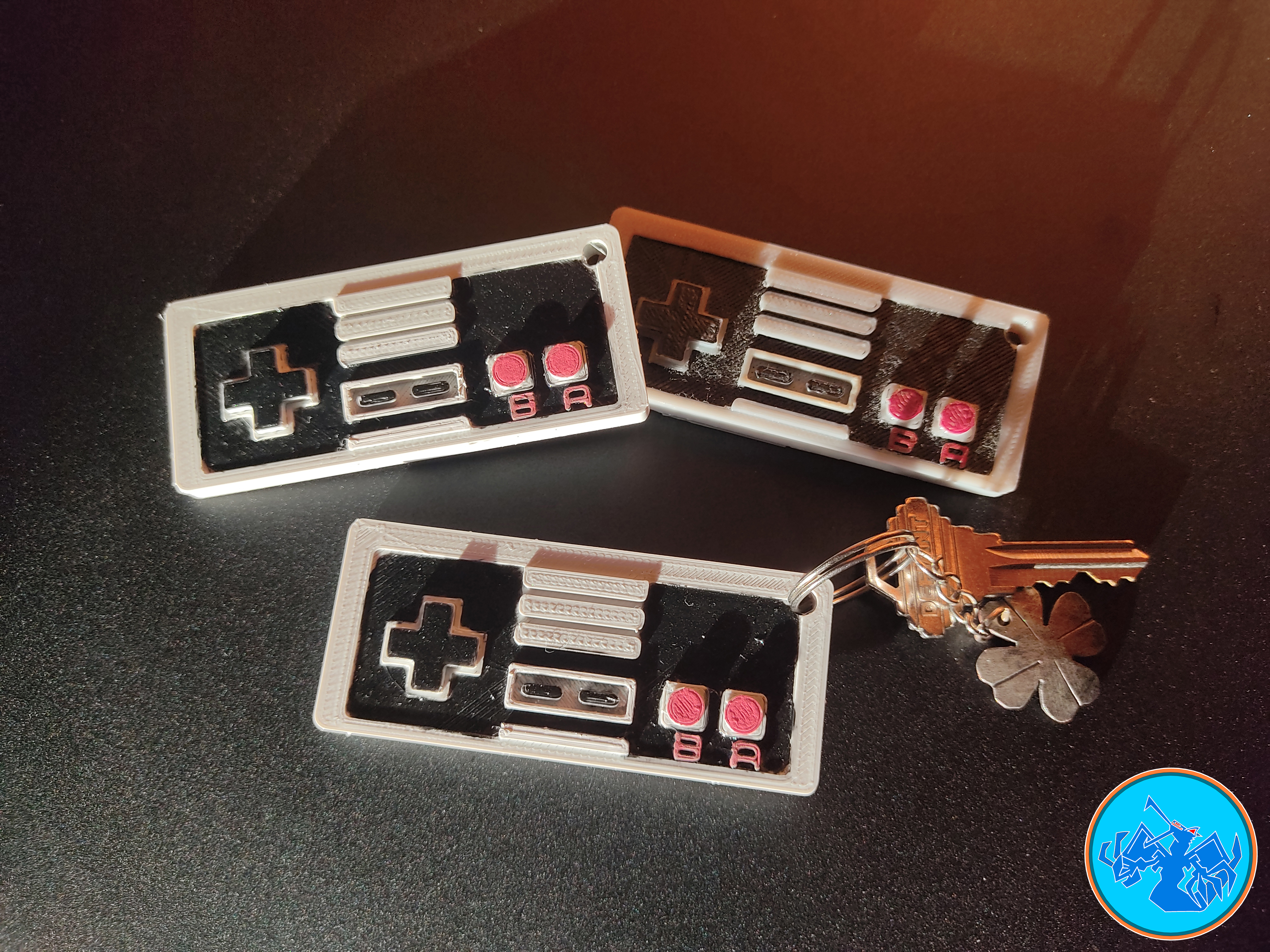NES Controller Keychain