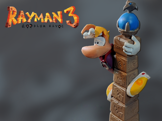 Rayman Leptys Statue