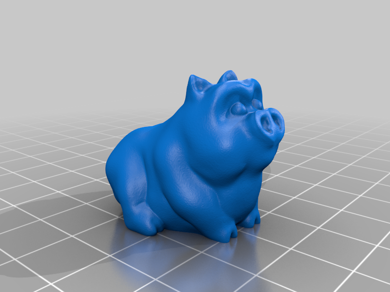 Simple pig, no supports