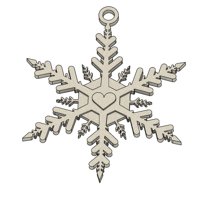 Schneeflocke mit Herz Schneeflocke XMas Weihnachten Stern Heart Star