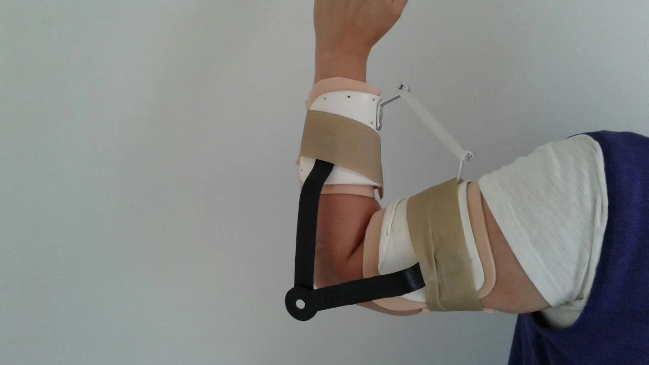 Elbow and wrist joint for orthesis