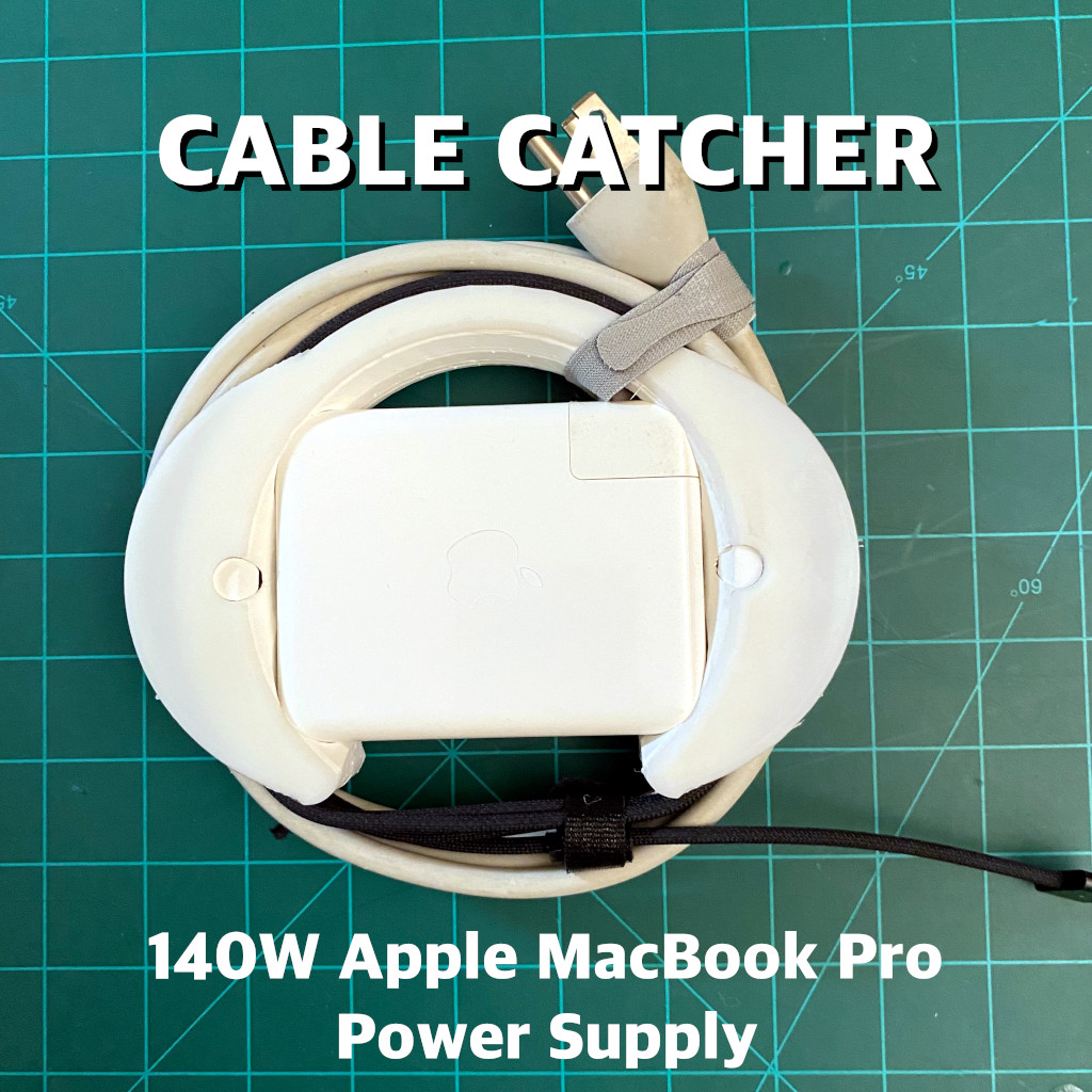 Apple MacBook Pro 140W power supply cable catcher