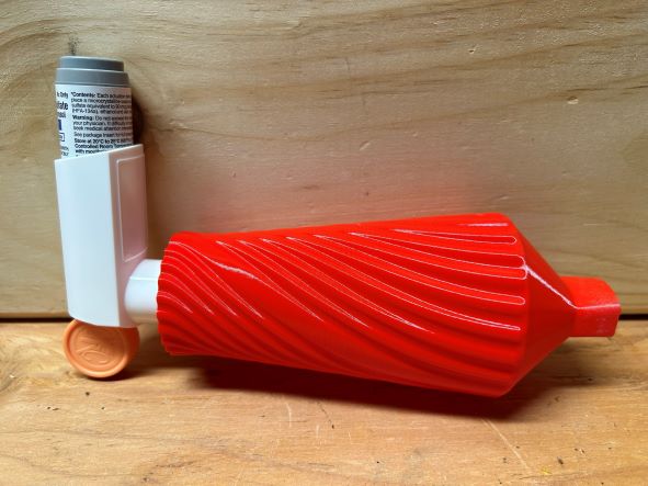 Tornado Tube the Asthma Inhaler Spacer Round Opening