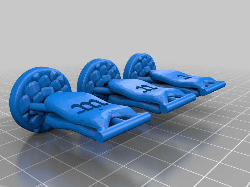 War of the Ring Board Game Army Token Banners