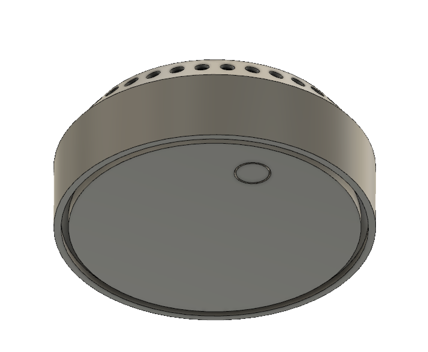 Smoke detector replacement shell