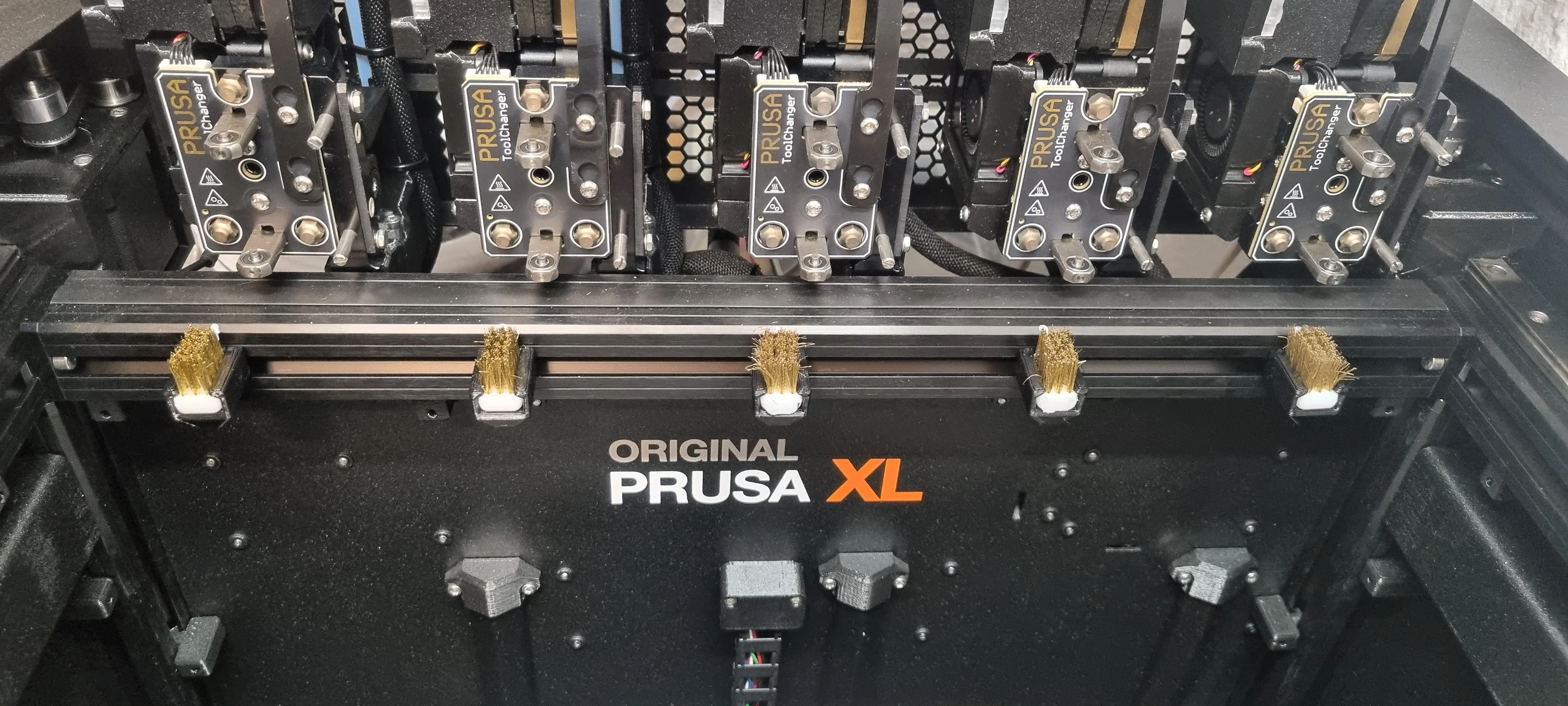 Prusa XL nozzle brush scrubber with twist lock | Prusa XL-Düsenbürste mit Twist Lock