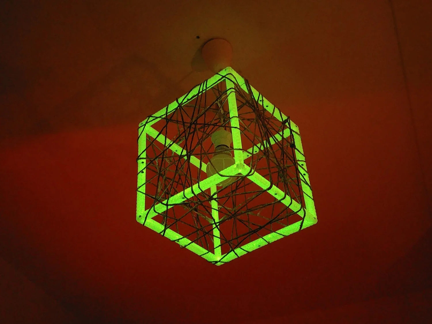 MPF - Meshcube Lamp / Netzwürfel Lampe