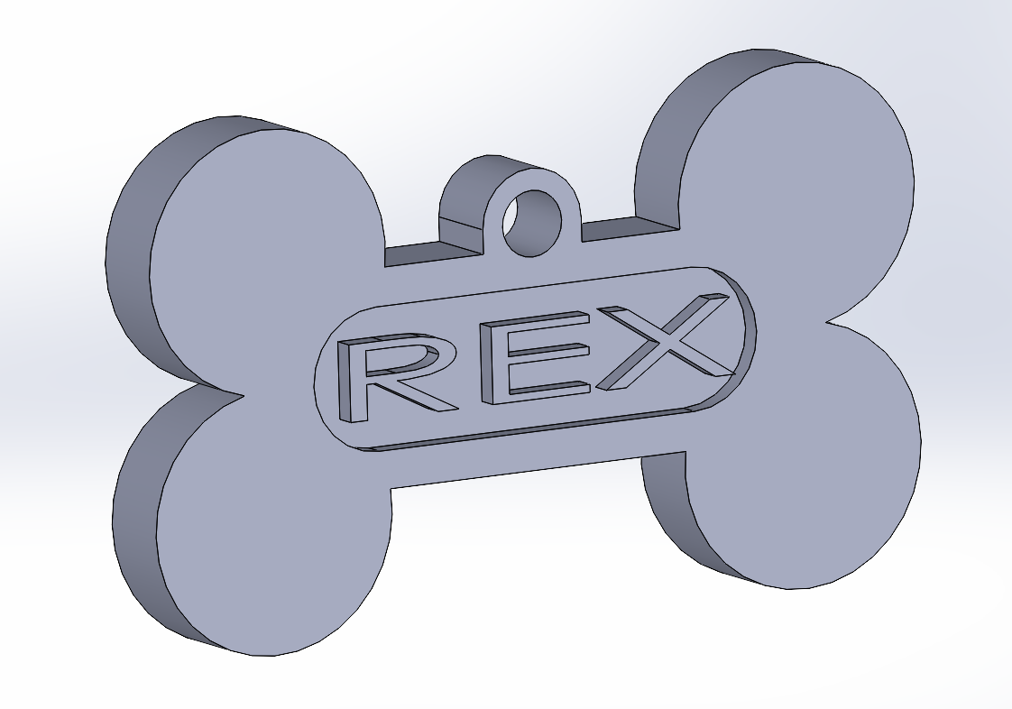 Dog Tag "REX"