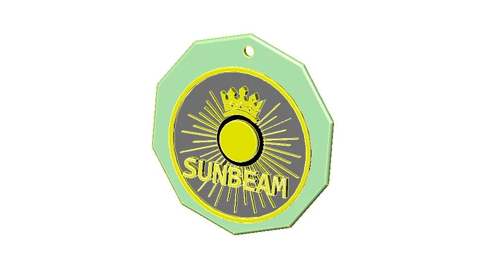 Sunbeam logo keyring