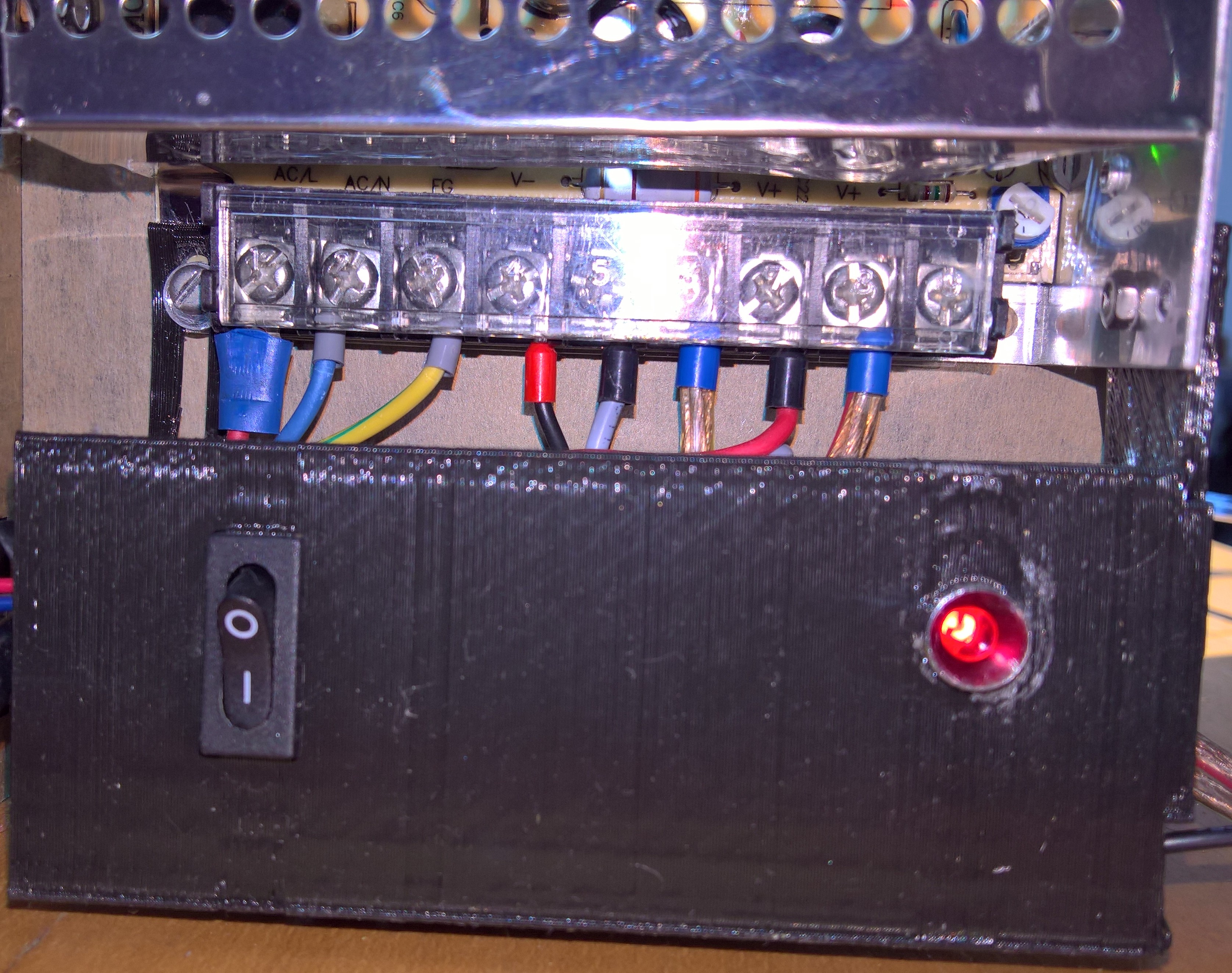 Power supply coverage with Switch and LED Anet A8 - china