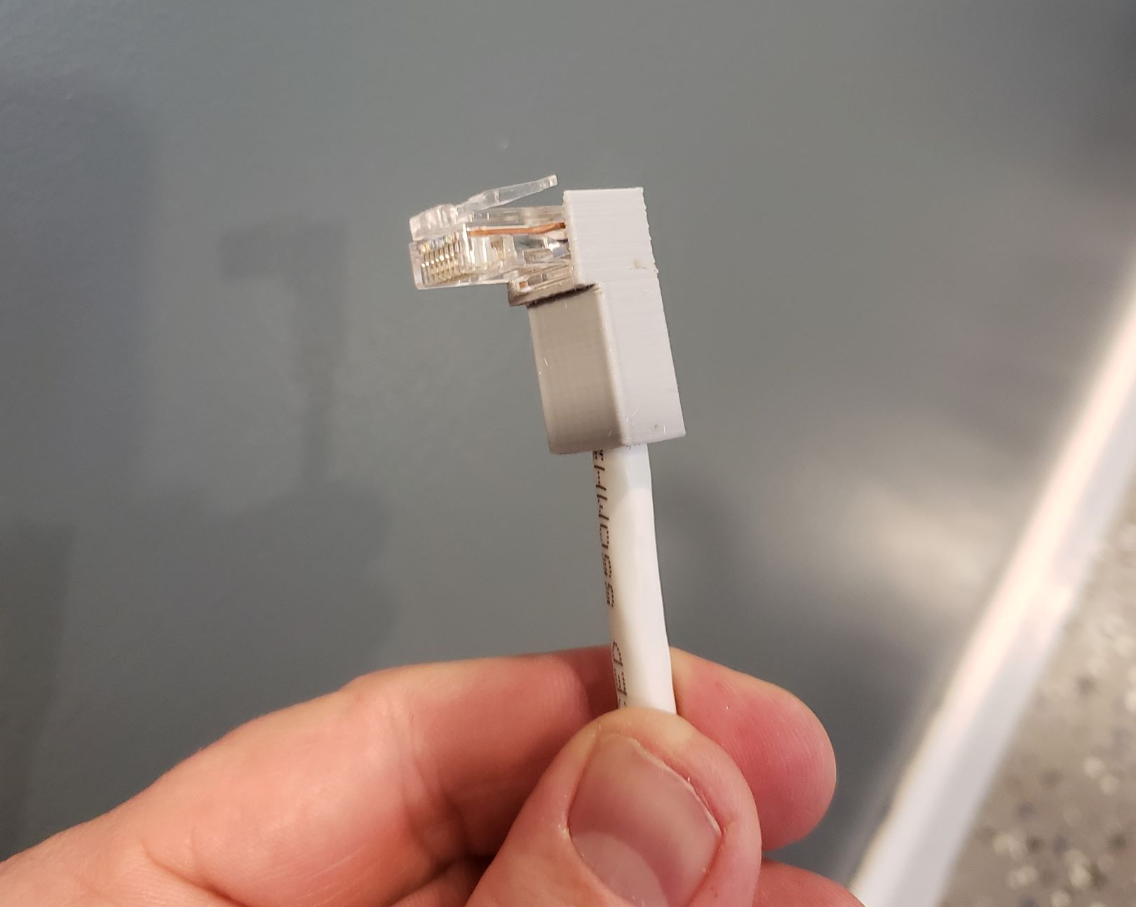 90 Degree Cat5/6 Cable End
