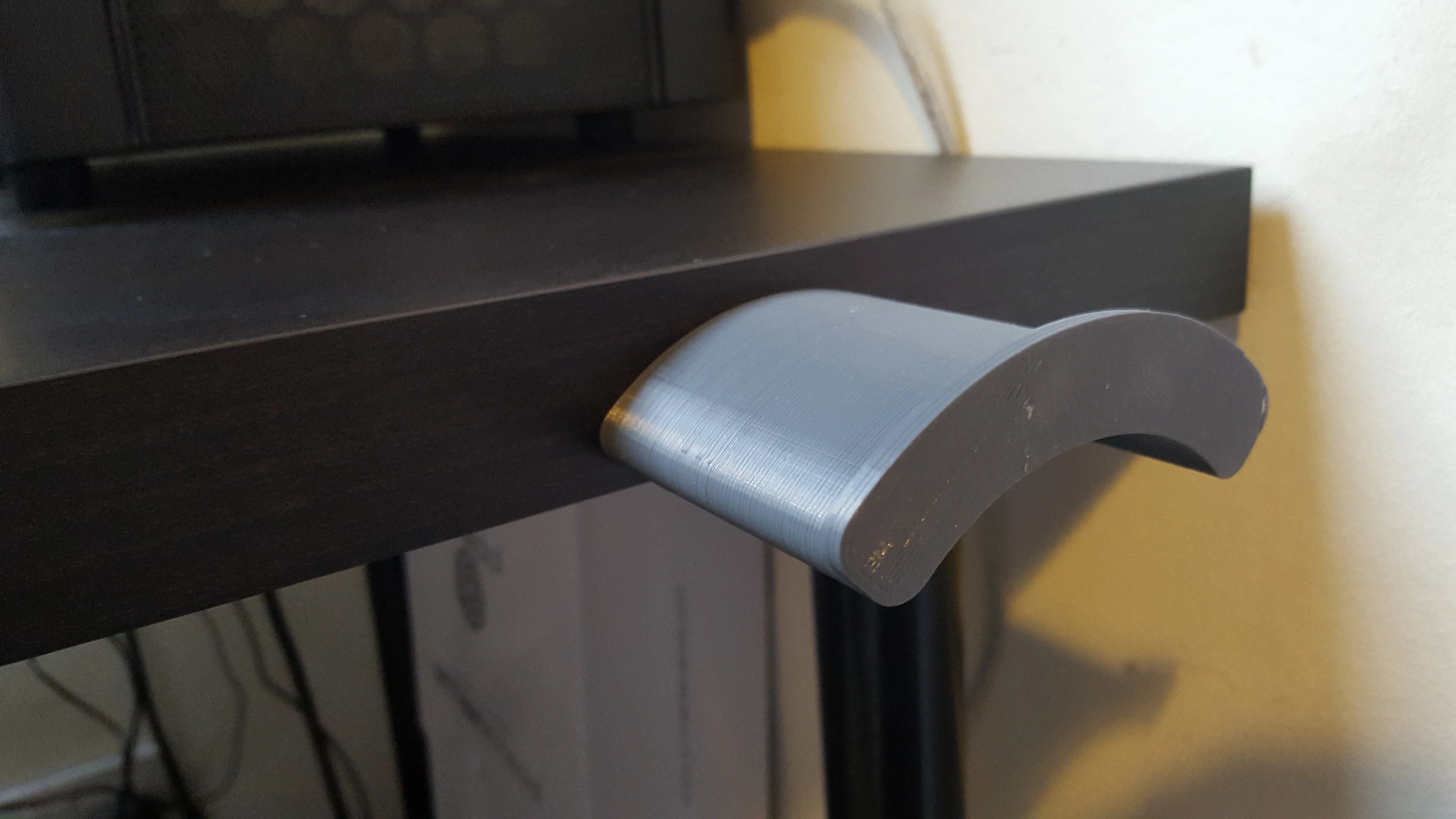 Desk Mounted Headphone Holder