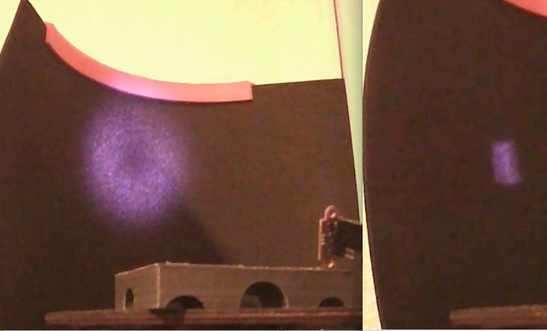 VL53L01x TOF (time of flight) sensor casing with small field of view