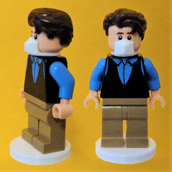 With LEGO compatible face mask (FFP2) - Updated