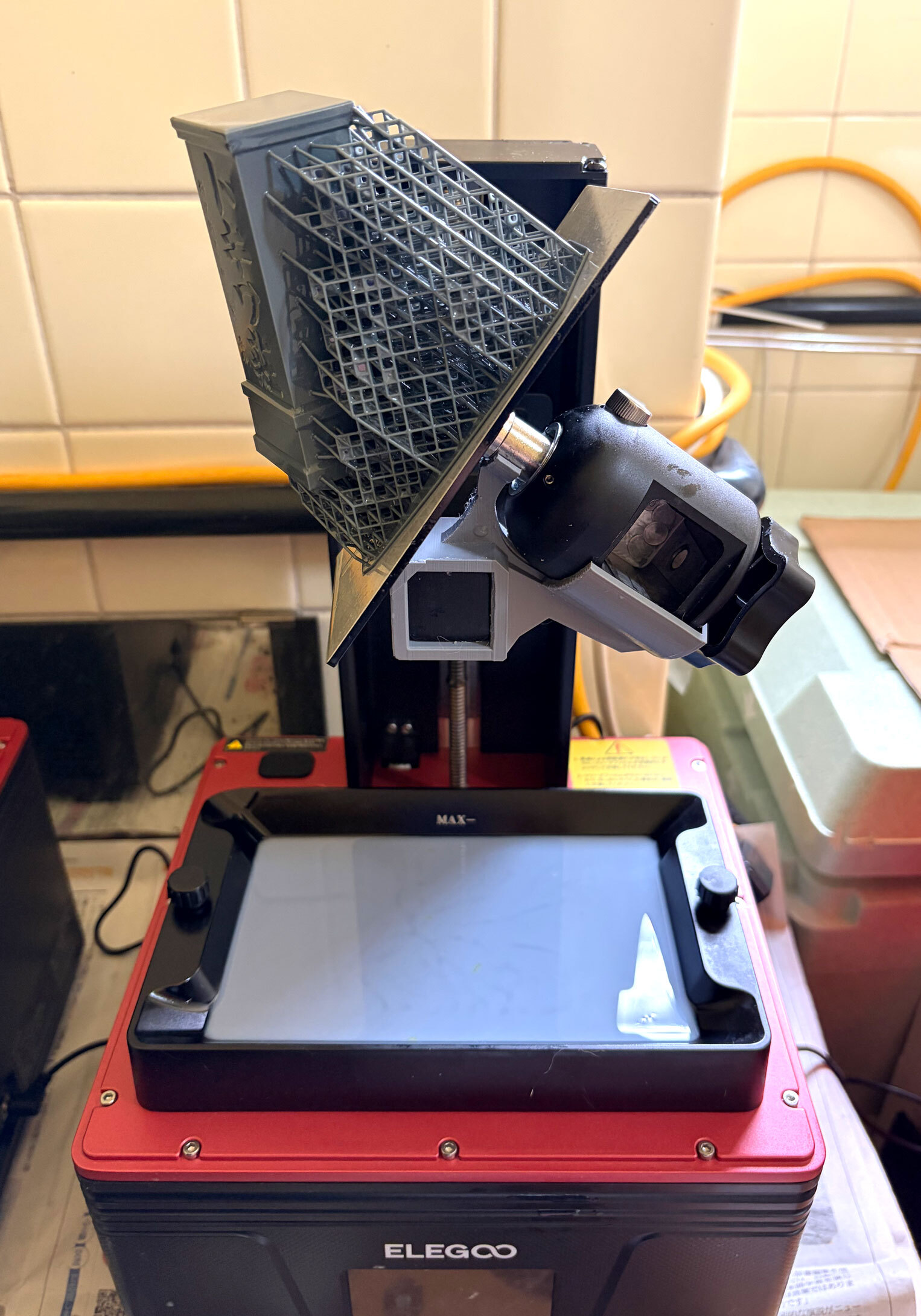 MARS4 DLP Drip Holder (Arm Mount for removing residual resin)