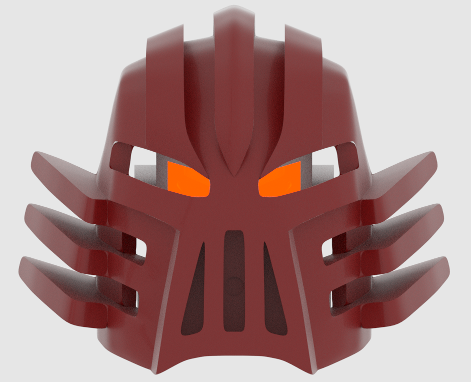 The Kanohi Jutlin, Great Mask of Corruption (Un-Shapeshifted)