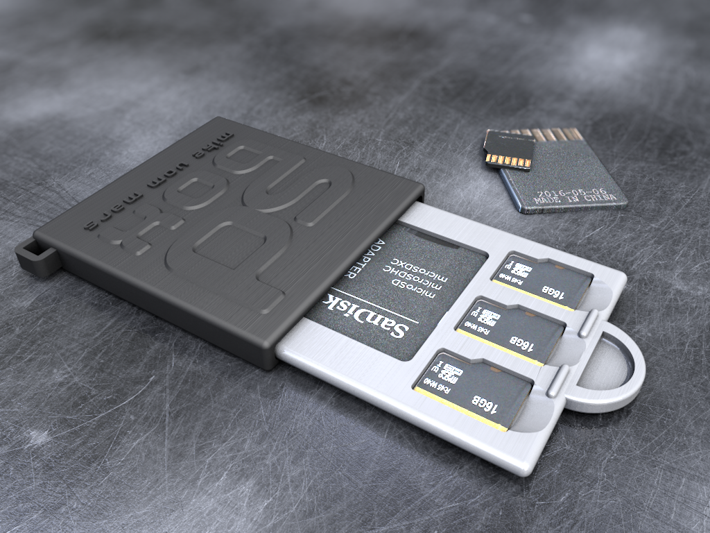 SD / MicroSD Slide-In Box